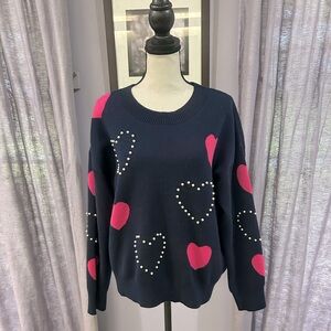 Nanette Lepore Heart Sweater